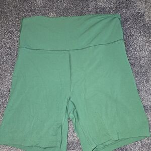 All in Motion Women's Green Bike Shorts